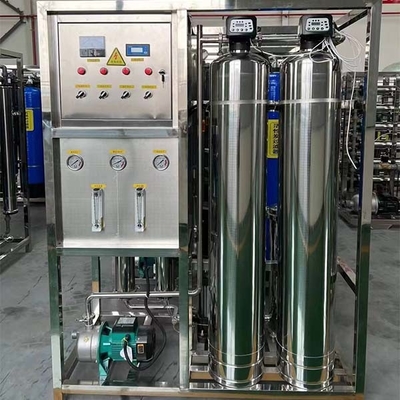 0.5 ton satu tahap dua tangki mesin reverse osmosis untuk air minum