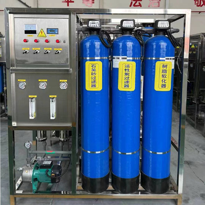 0.25T Tiga Tangki Peralatan Reverse Osmosis Untuk Pembersihan Air Industri Dan Deionisasi