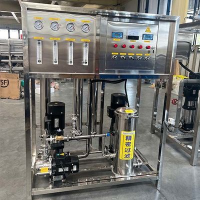 0.25T 40C Mesin Pengolahan Air 2TPH Dengan Dua Tahap Pengolahan Air Reverse Osmosis