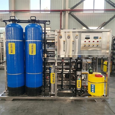 Pabrik Pengolahan Air Sistem Reverse Osmosis Satu Tahap 2000 L/H dengan Harga Rendah
