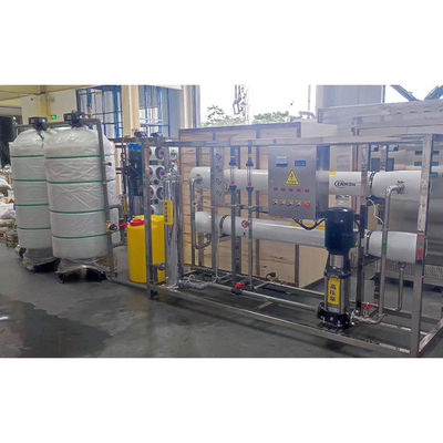 PLC dikendalikan 4T / h Reverse Osmosis Ro Sistem untuk industri pengolahan air minum