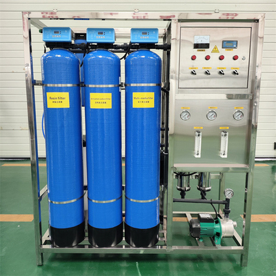 China Komersial 500LPH RO Sistem Filter Air Untuk Pengolahan Air Membuat Air Murni