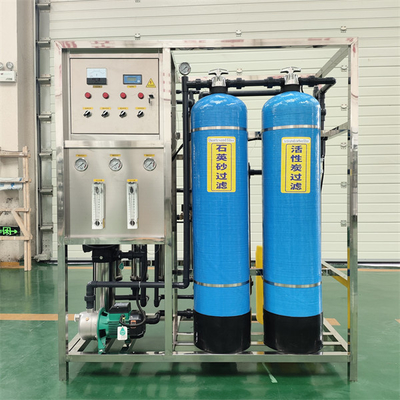 Mesin Pengolahan Air Tahan Asam Dan Alkali 1 T Tank Ganda Sistem Pembersihan Air Reverse Osmosis