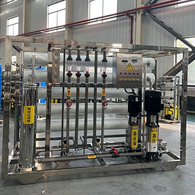 4T Peralatan Reverse Osmosis Dua Tahap untuk Pembersihan Air Komersial