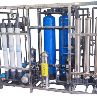 0.25 Ton Peralatan Pengolahan Air Reverse Osmosis PVC Dua Tahap Efisiensi Tinggi