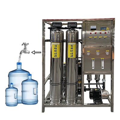 Mesin Sistem Pembersihan Filter Air Limbah Lantai Industri Otomatis dengan RO dan UV Plant untuk Minuman Murni
